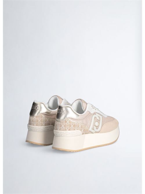 DREAMY 02 - SNEAKER COW SUEDE/MESH/PRINT LIU JO | BF4037PX525/S3412